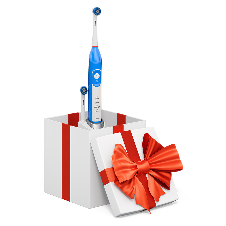Christmas tooth brush present